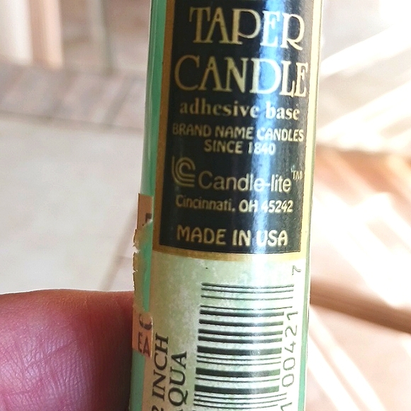 Vintage set of 4 unscented premium tapered 12" candles..NEW, U.S.A. - Picture 9 of 11